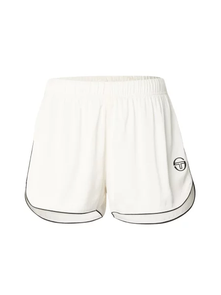 Sergio Tacchini Pantaloni Metropolitan negru alb