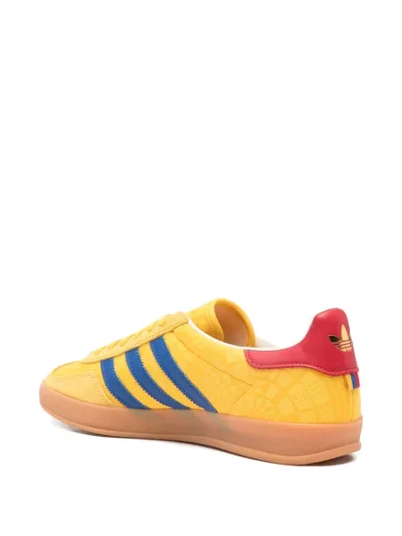 Ριγέ μπλούζα Adidas κόκκινο
