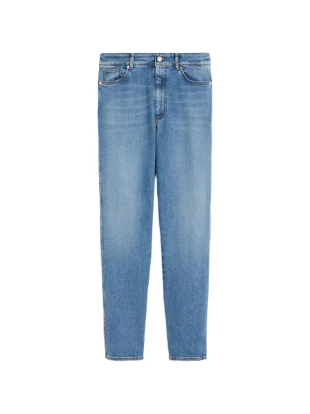 Blugi Sportmax cu 5 buzunare albastru