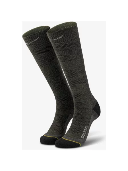 Skarpety Salewa Ortles Merino Knee szary czarny