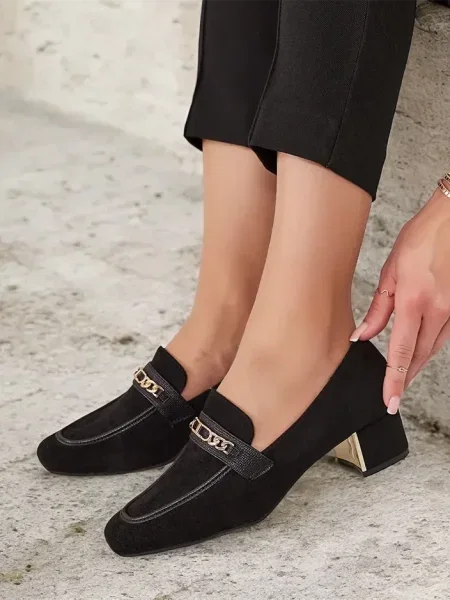 Mocasini Resti negru