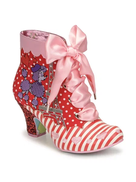 Gležnjarji Irregular Choice rdeča