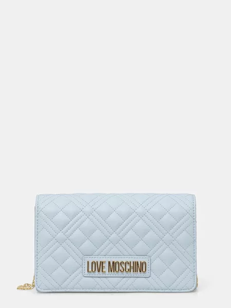 Geantă LOVE MOSCHINO celest albastru