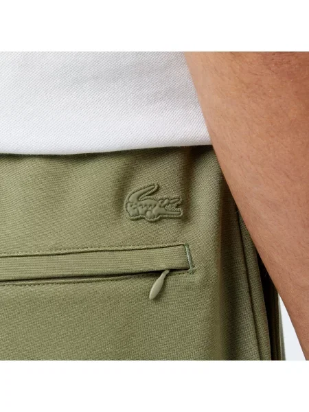 Зауженные брюки Lacoste зеленые