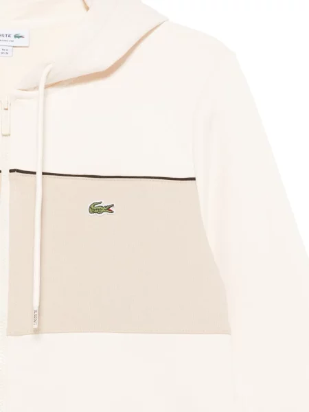 Hanorac cu glugă Lacoste cu autograf