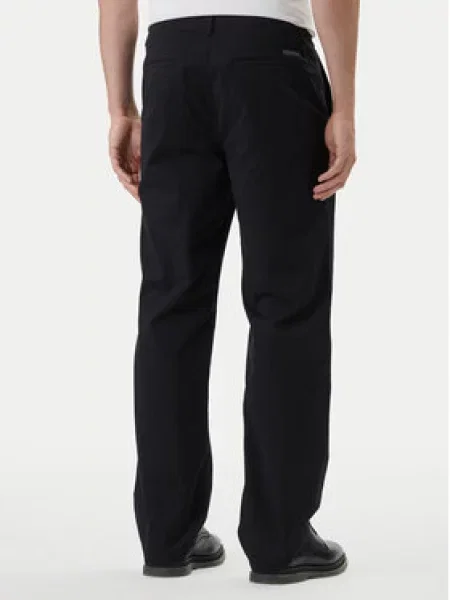 Calvin Klein Jeans Chino hlače Straight Fit črna