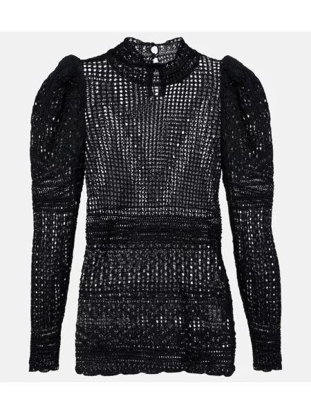 Pulover Isabel Marant tricotate negru