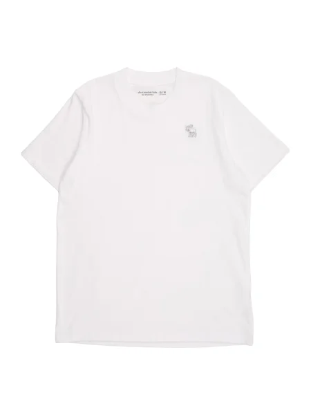 Abercrombie & Fitch Tricou ESSENTIAL' alb