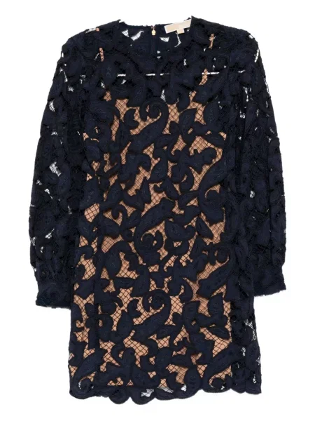 Rochie mini Michael Kors din dantelă de costum albastru