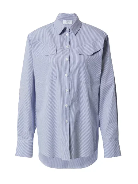 RÆRE by Lorena Rae Bluza Emmy svetlo modra bela