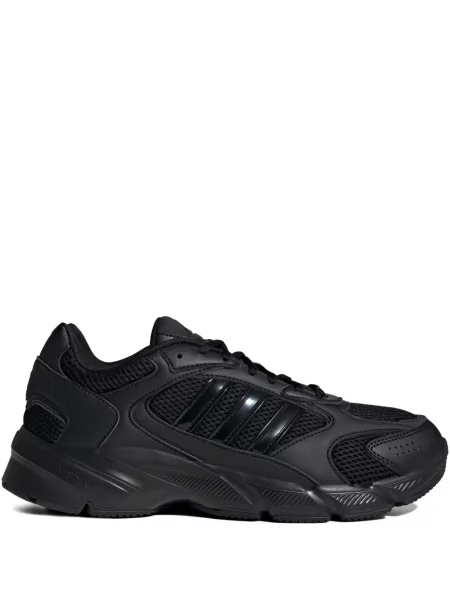 Prugaste trčanje tenisice Adidas Cloudfoam s kristalima crvena