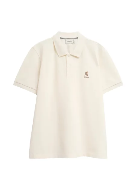 Tricou polo Pringle Of Scotland cu broderie