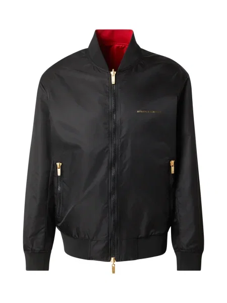 ARMANI EXCHANGE Geacă de primăvară-toamnă auriu / roșu negru