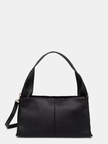 Answear.LAB geantă crossbody pentru femei din piele negru