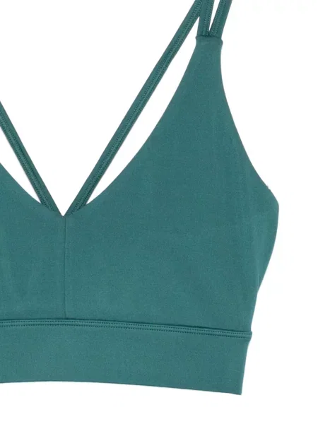Sutien Girlfriend Collective cu bretele verde