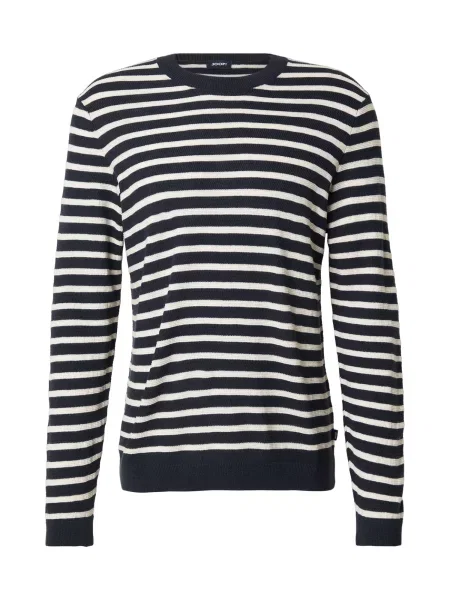 JOOP! Pulover Malior marine / volneno bela