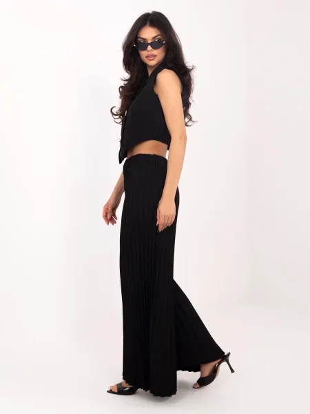 Pantaloni Italy Moda elegante negru