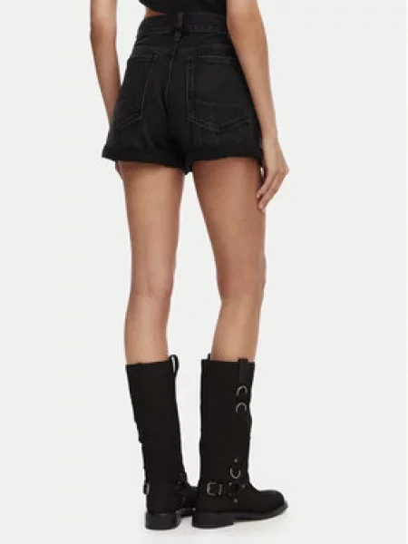 G-Star Raw Džinsiniai šortai Judee Boyfriend Fit juoda