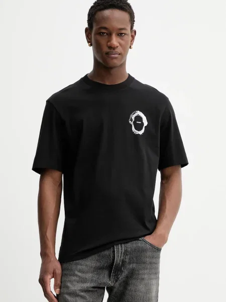Hugo Blue tricou Nofishix negru