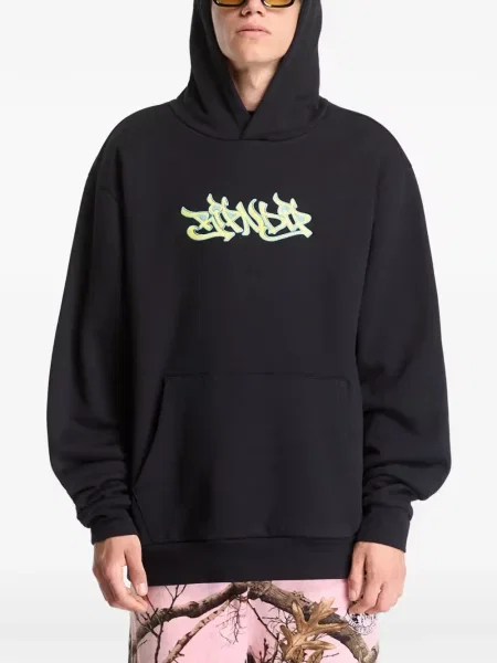 Hanorac cu glugă Ripndip cu imagine negru