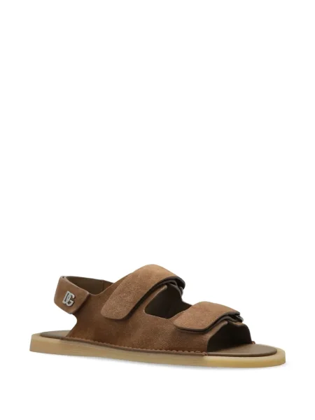 Sneakerși Dolce & Gabbana din piele maro