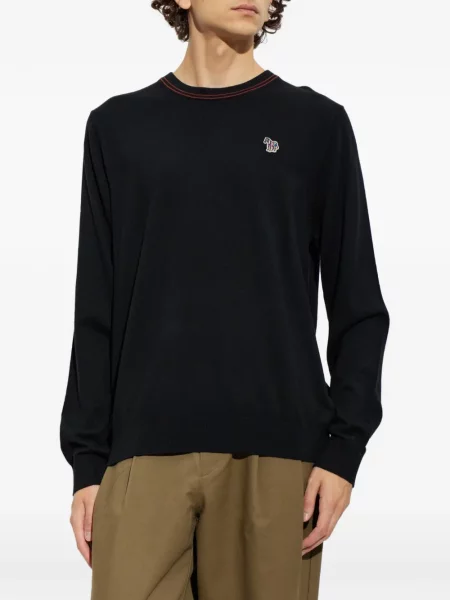 Pulover Ps Paul Smith cu model zebră negru