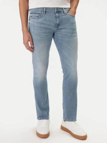 Hlače Guess modra