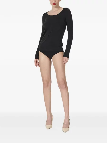 Lung tricou Wolford negru