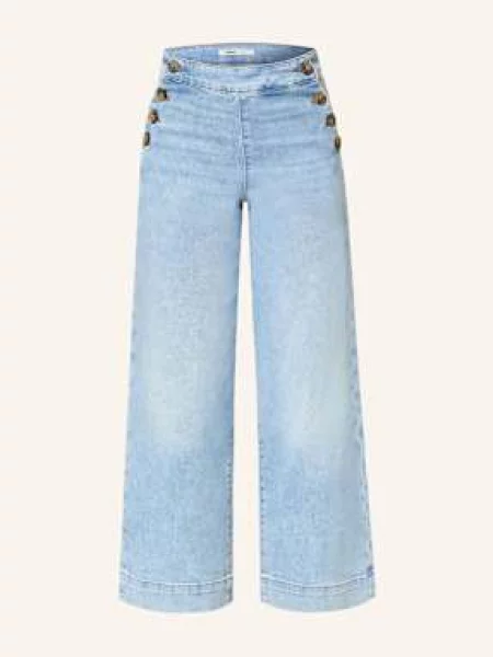 Only Jeansy Wide Leg blau niebieskie