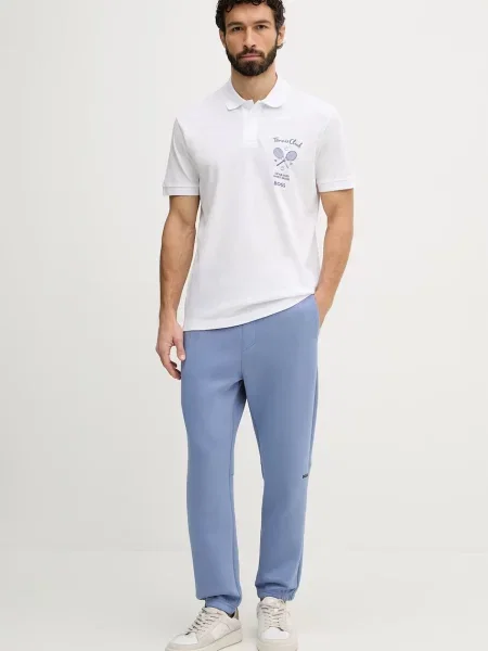 Поло Boss Green зеленое