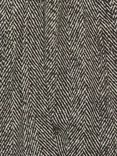 Rochie mini Elisabetta Franchi cu model herringbone din crep negru