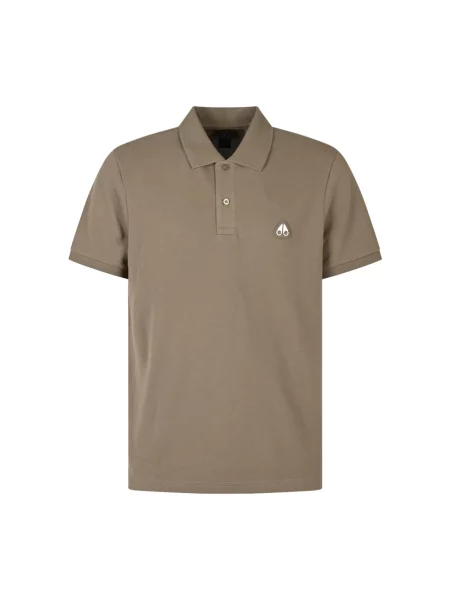 Koszulka polo Moose Knuckles beżowa