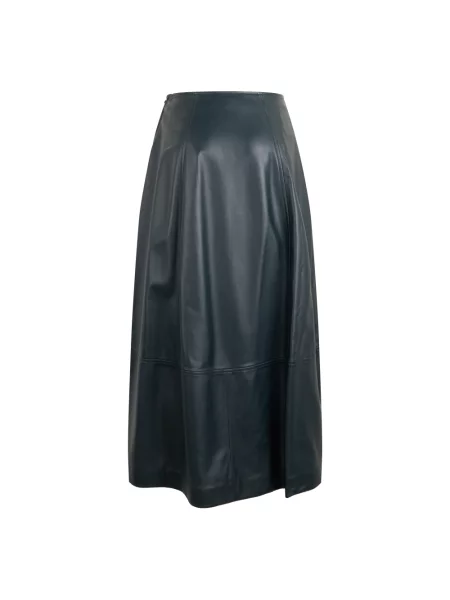 Spódnica skórzana Alberta Ferretti czarna
