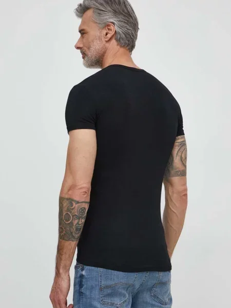 Póló Armani Exchange fekete