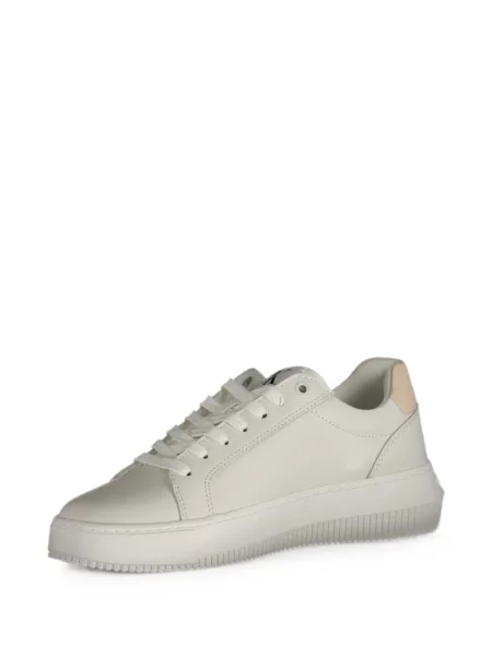 Sneakerși Calvin Klein cu platformă alb