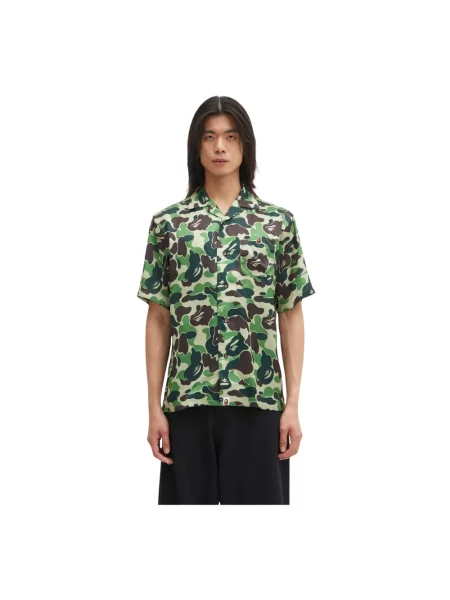 A Bathing Ape koszula Camo zielony