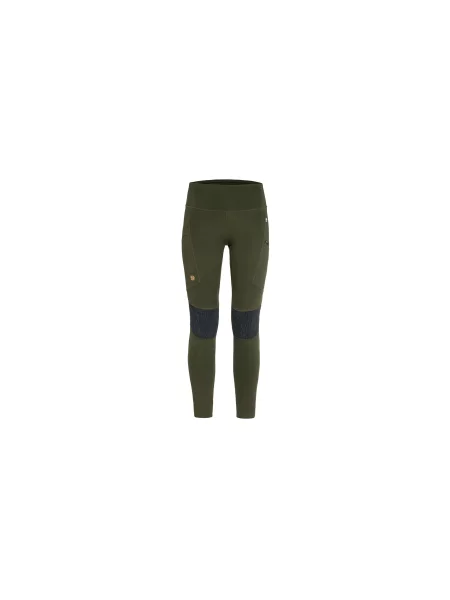 Fjällräven Abisko Trekking Tights HD W Kobiety Spodnie Fjällräven Size: S zielony