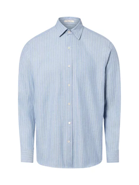 Gant koszula flanelowa Mężczyźni Regular Fit M niebieski