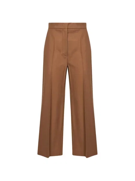 Pantaloni Max Mara de lână maro
