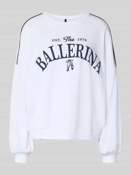 Bluza oversize z mieszanki bawełny model JAMIE' Vero Moda biała