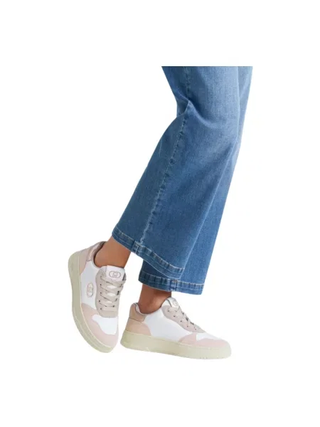 Sneakersy Liu Jo skórzane różowe