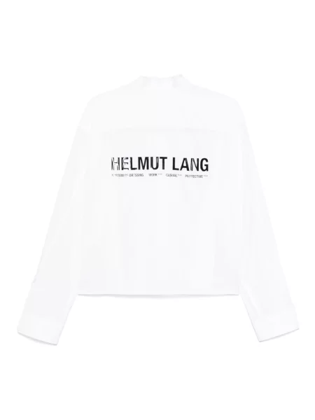 Koszula Helmut Lang o skróconej długości biała