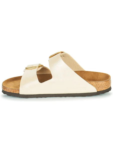 Pantofi Birkenstock cu cataramă alb