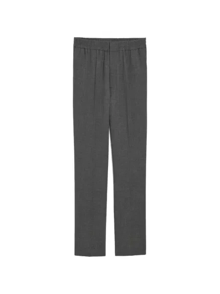 Pantaloni Ami Paris de lână gri