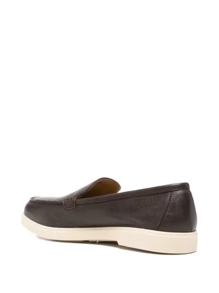 Pantofi loafer Calpierre din piele maro