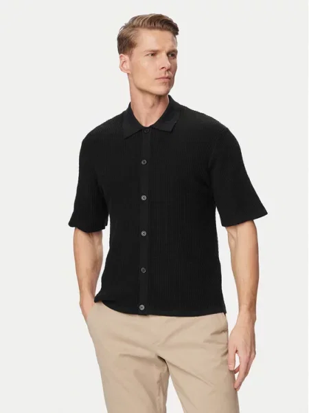 Jack & Jones Cămașă Montauk negru