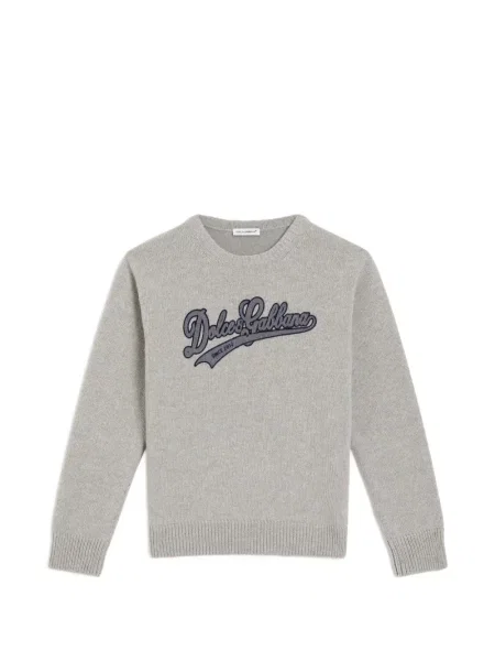 Sweter dziecięcy Dolce And Gabbana szary