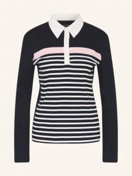 Marc Cain Jerseyové Polo Tričko navy bílé