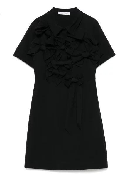 Mała sukienka mini Viktor & Rolf z kokardką garniturowa czarna