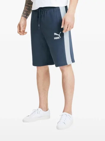 Pantaloni scurți Puma cu imagine albastru